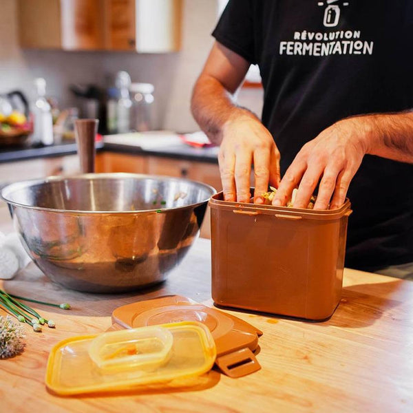 Préparation de kimchi maison
